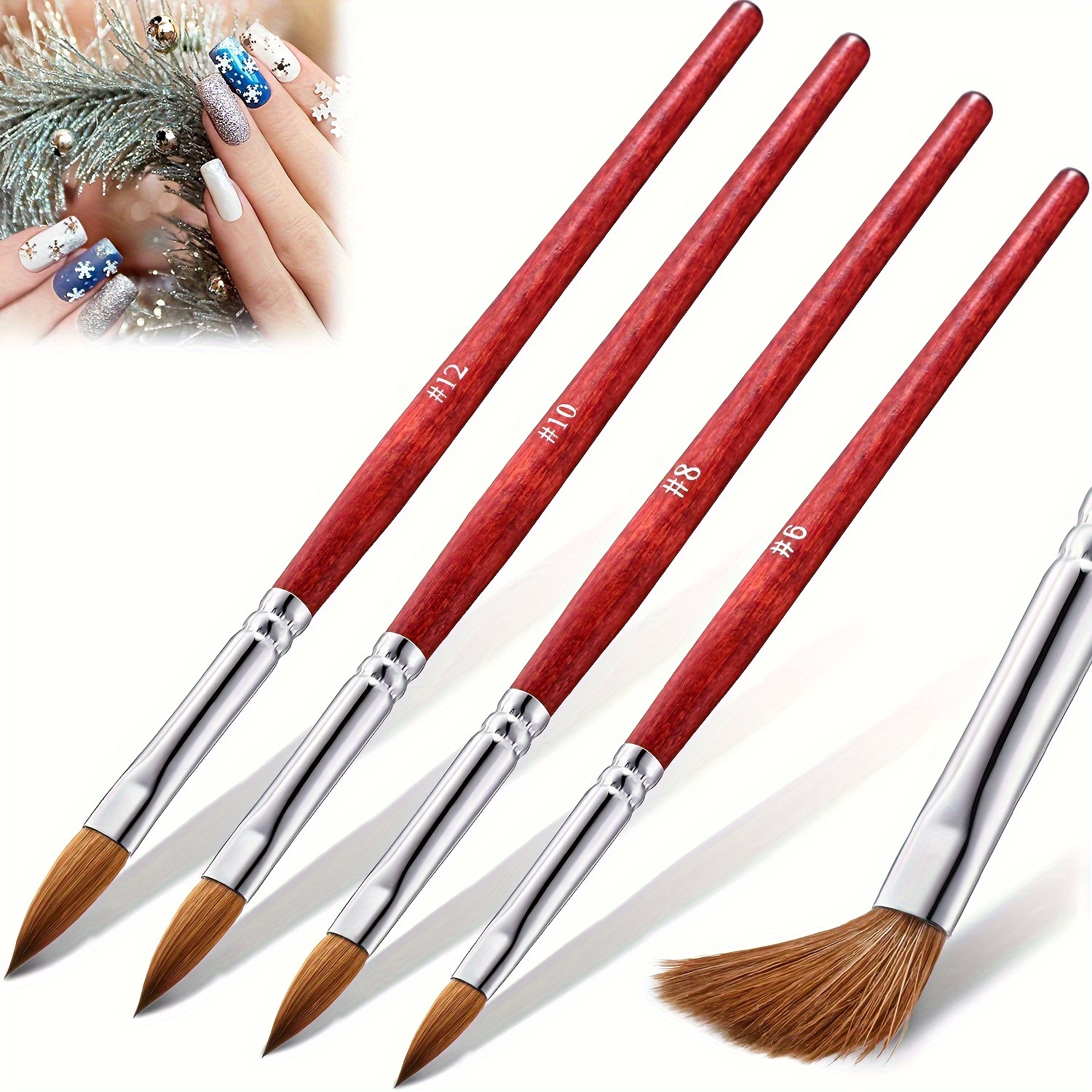 Nail Acrylic Brushes Set Nail Brush For Acrylic Application