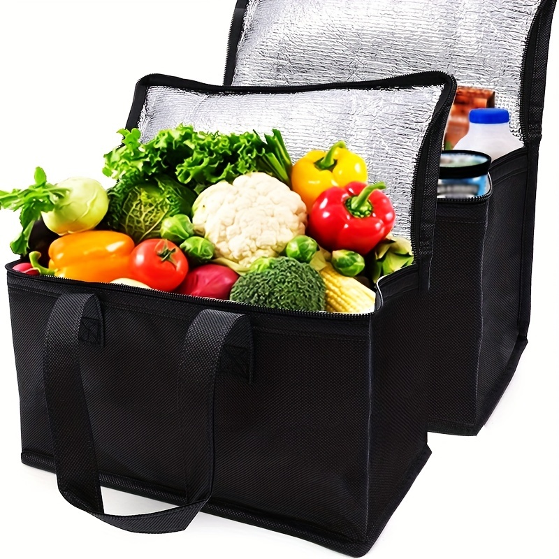 1 Bolsa De Almuerzo Con Aislamiento Estilo Fruta, Fiambrera Reutilizable De  Papel De Aluminio Grueso Para