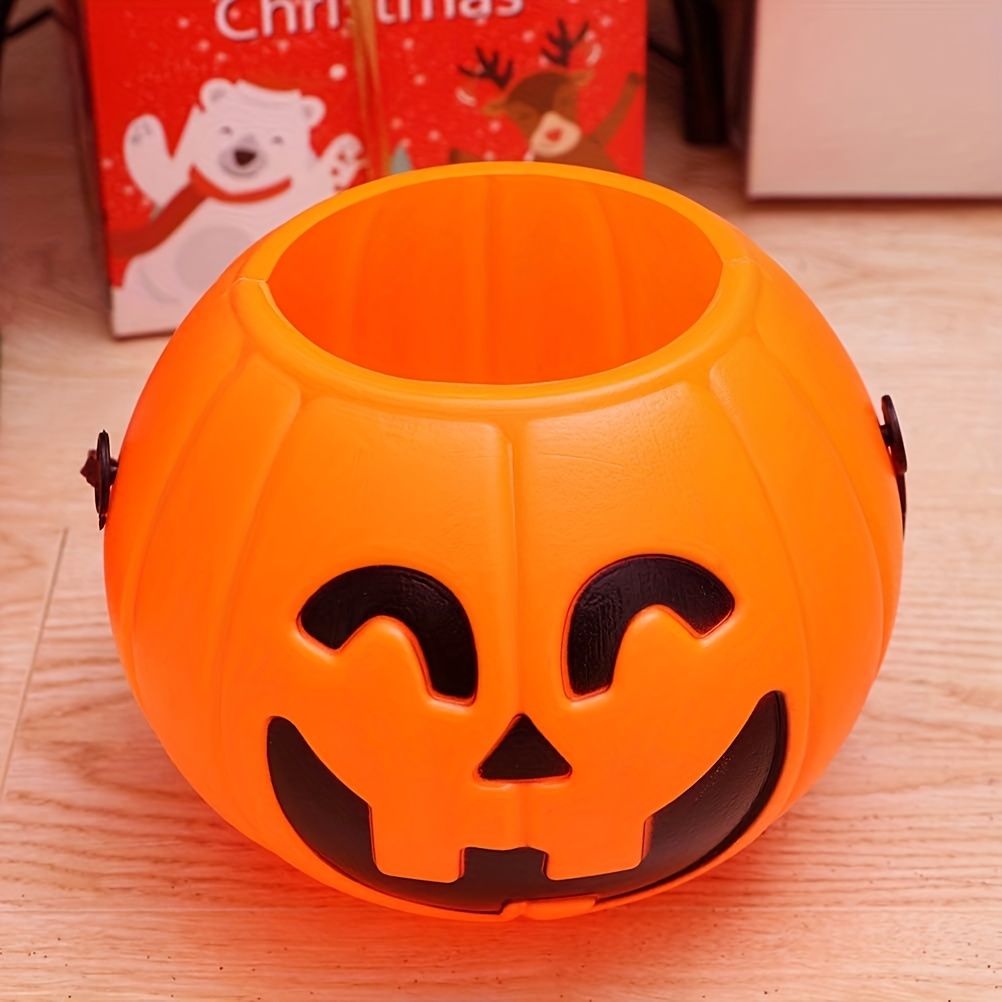Pumpkin Buckets Creative Halloween Light Toys Pumpkin Candy - Temu