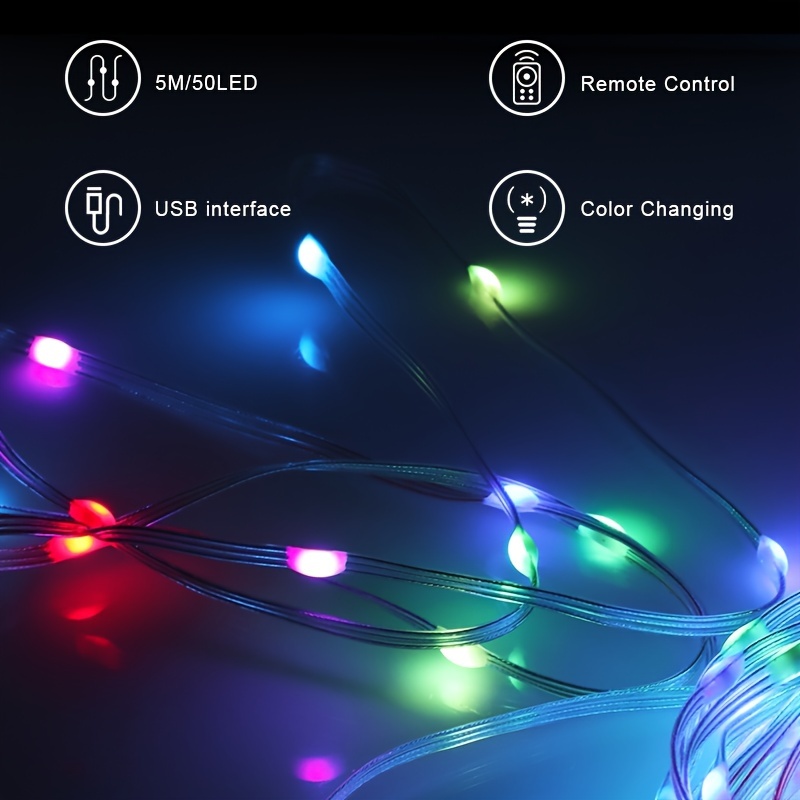 Remote Control Intelligent Waterproof Fairy Light String /32 - Temu