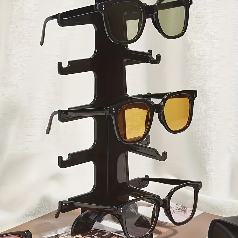 Caja de gafas de sol portátil para coche, soporte para gafas de