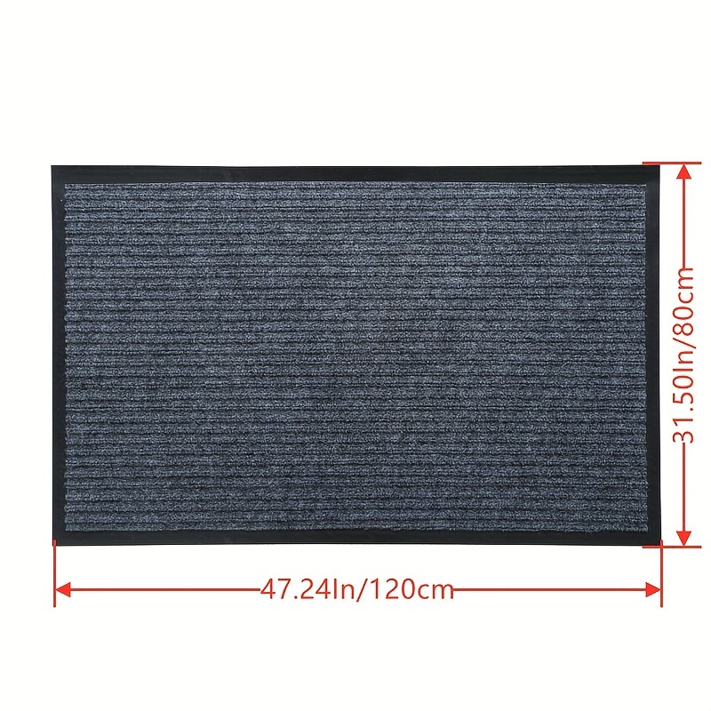 1pc Stripe Door Mat, Entry Mat, Anti-slip Mat, Easy To Clean, Anti-fading, Suitable For Indoor And Outdoor Door Mat, Entrance Passage Mat, Courtyard Entrance Mat