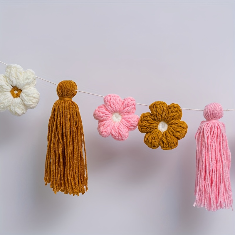 Crochet Garland Pattern, Daisy Garland Crochet Pattern, Crochet