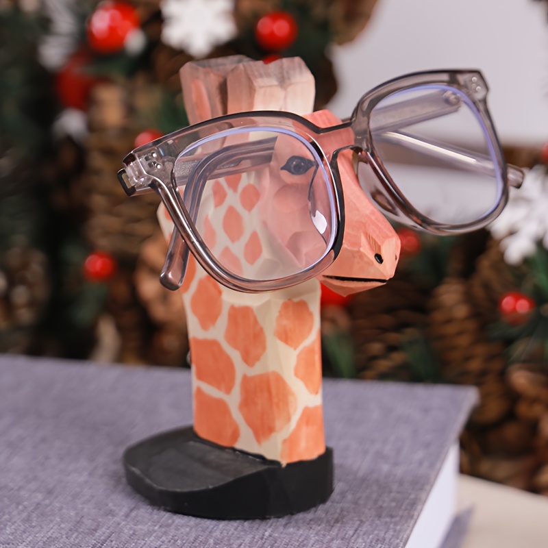 Bois 3d Mignon Animal Head Spectacle Support Lunettes Support