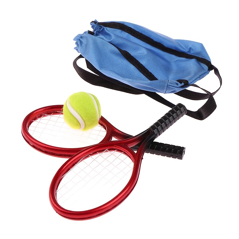 4pcs / Set Raquette De Tennis Miniature En Plastique Pour Maison