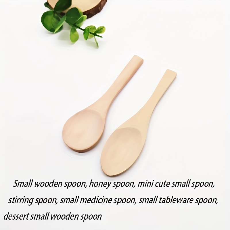 6pcs Petite Cuillère À Soupe En Bois Cuillère À Miel - Temu Belgium