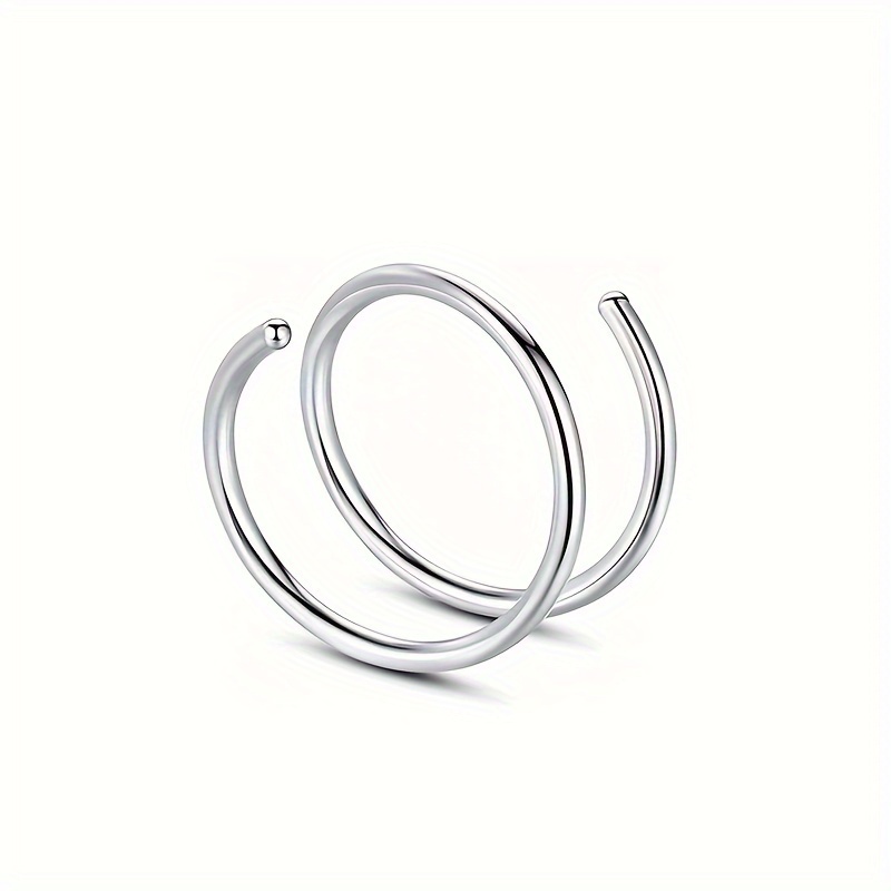 Sterling silver clearance lip ring