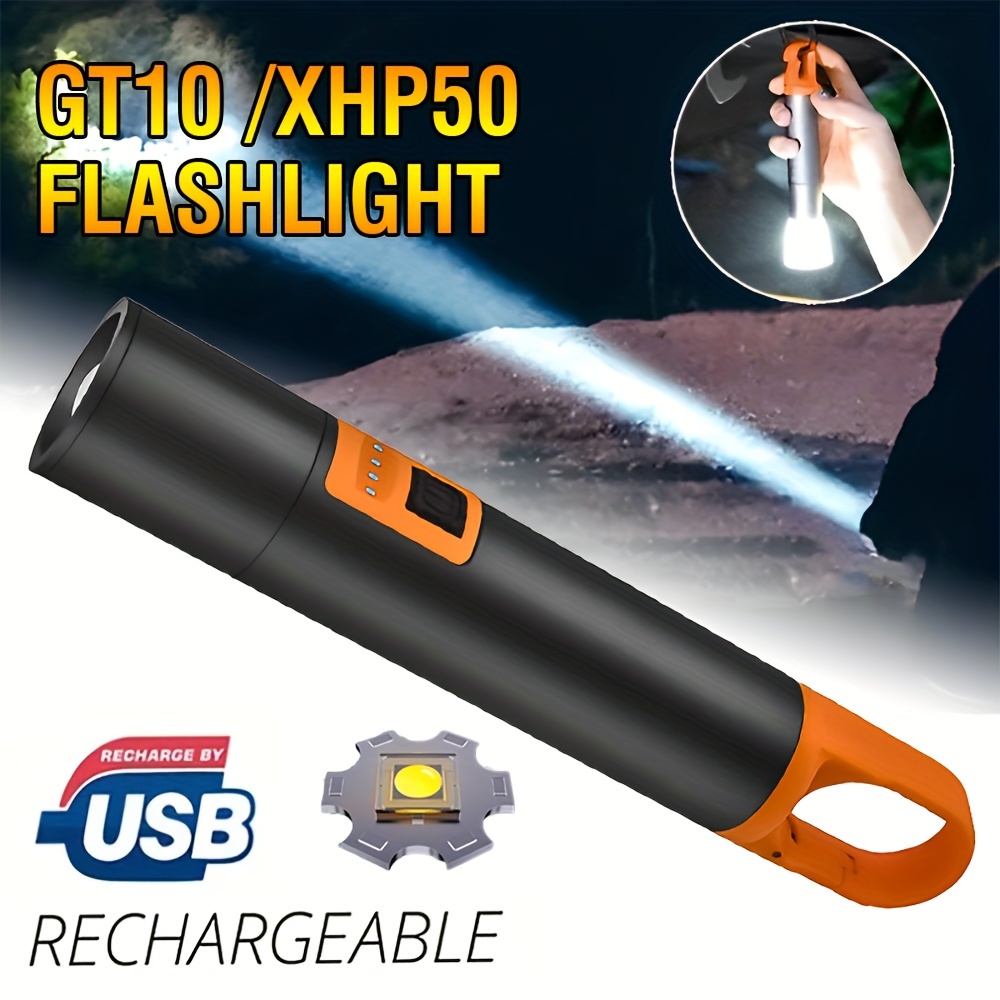 Torches P90 Portable Puissant Lampe De Poche LED Support Montable