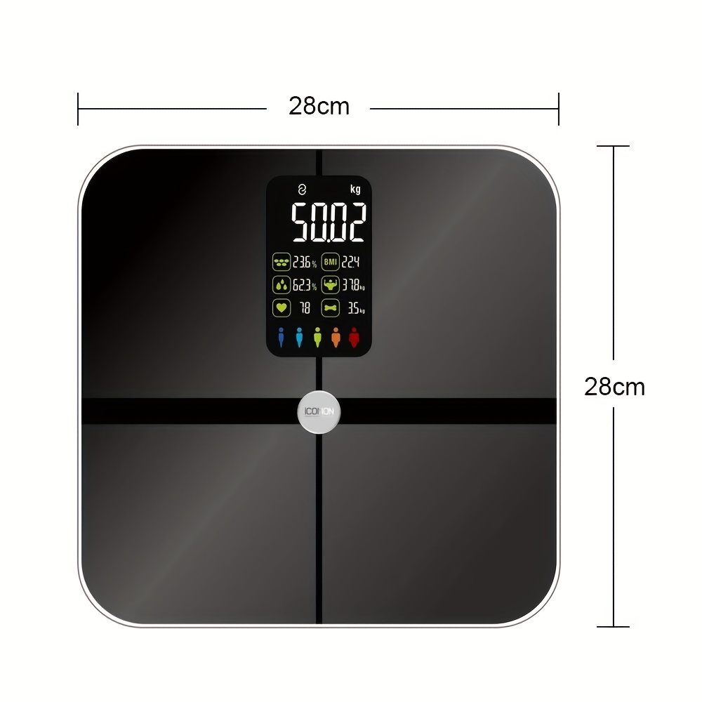  Lepulse Body Fat Scale, Scales for Body Weight and Fat