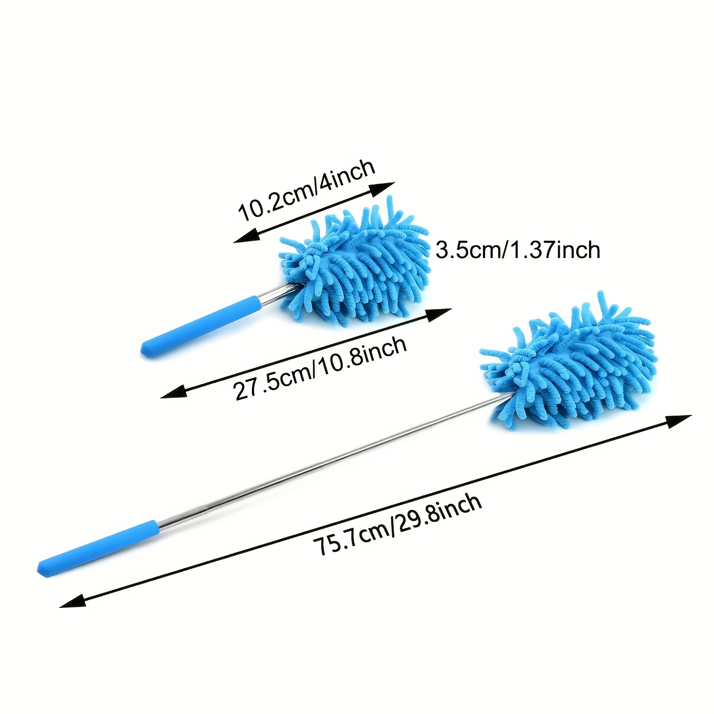 Dust Cleaner Retractable Microfiber Dust Brush - Temu