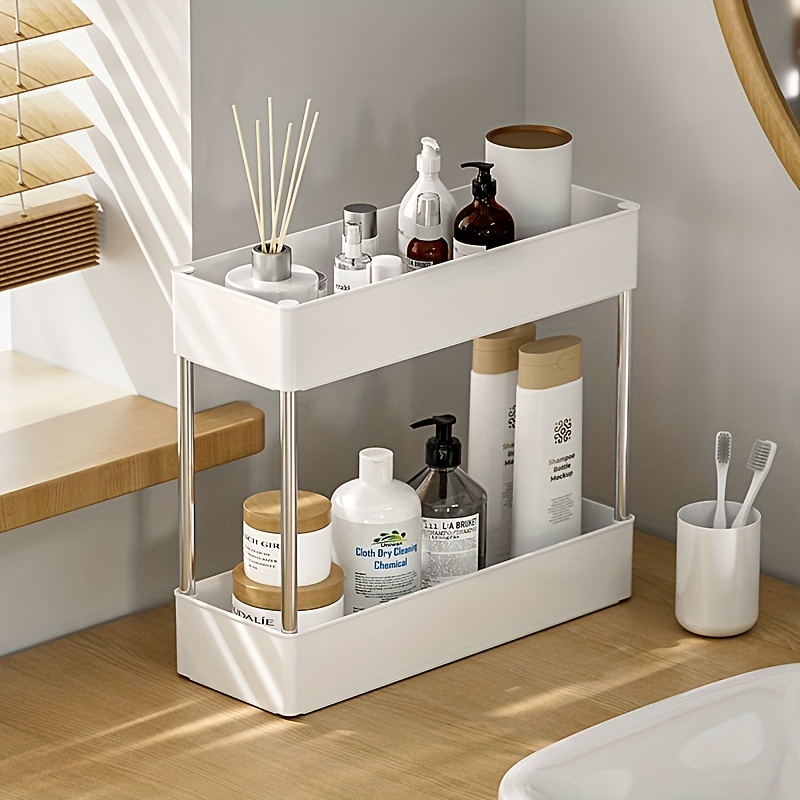 Small Bathroom Storage Cabinet, Slim Bathroom Storage Organizer