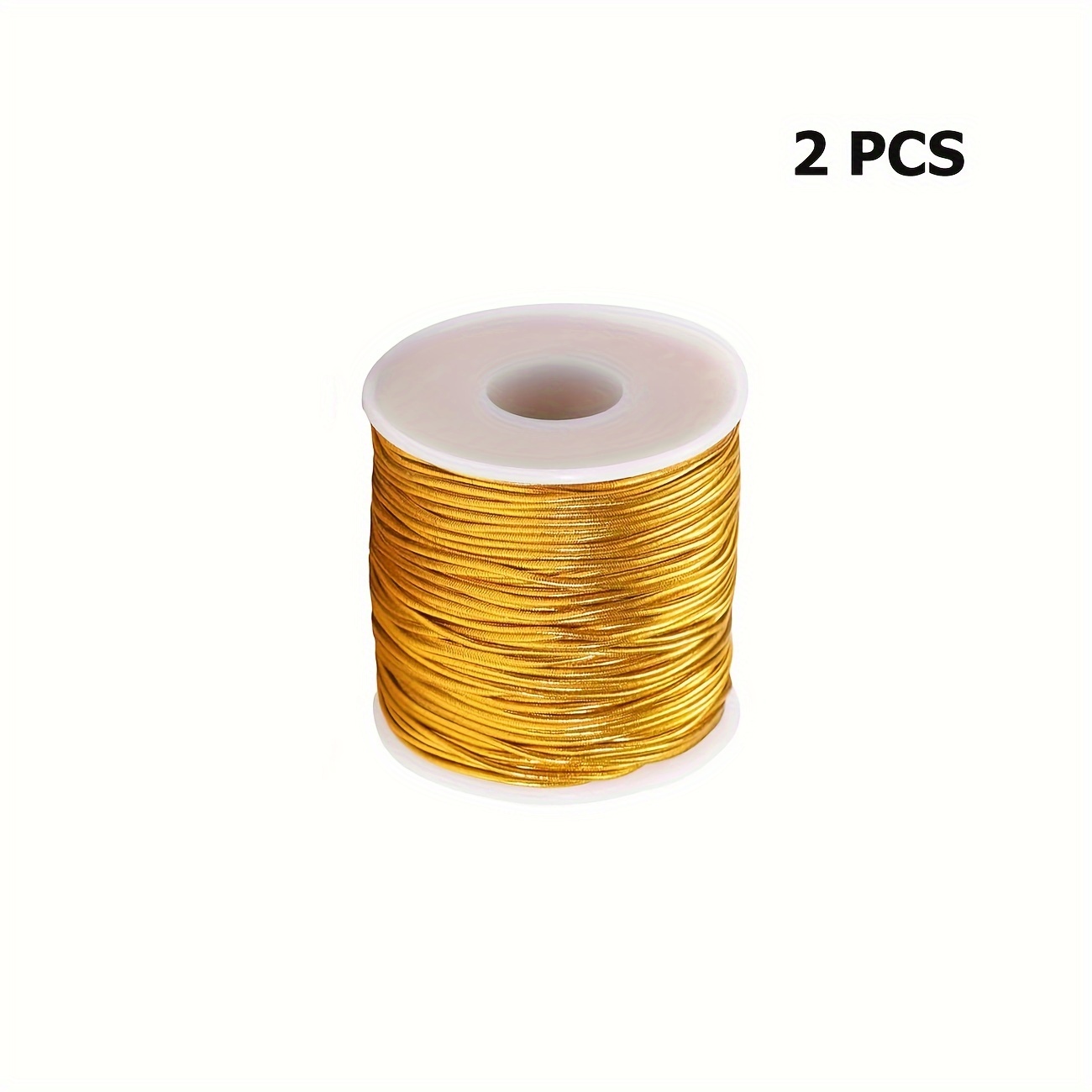 Metalic Color Elastic Cords Stretchy Cord Ribbon Metallic - Temu