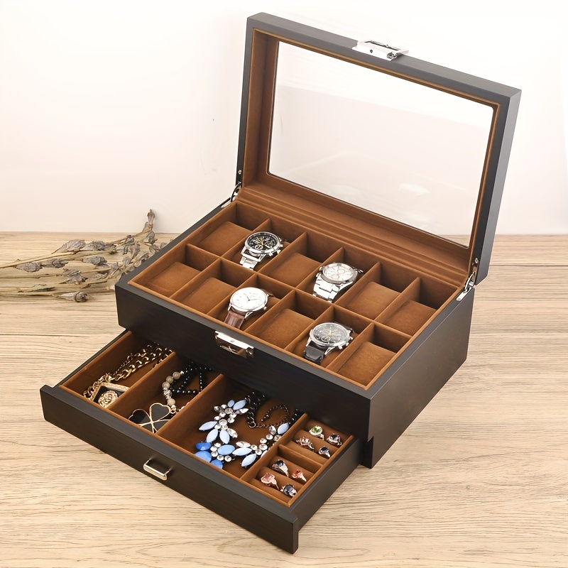 Multi grid Jewelry Storage Box Jewelry Box For Women - Temu