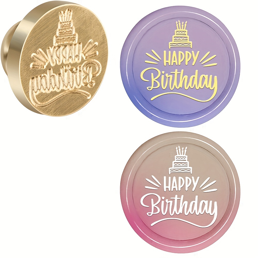 happy birthday brass wax seal stamp sealing stamps letter Stamp