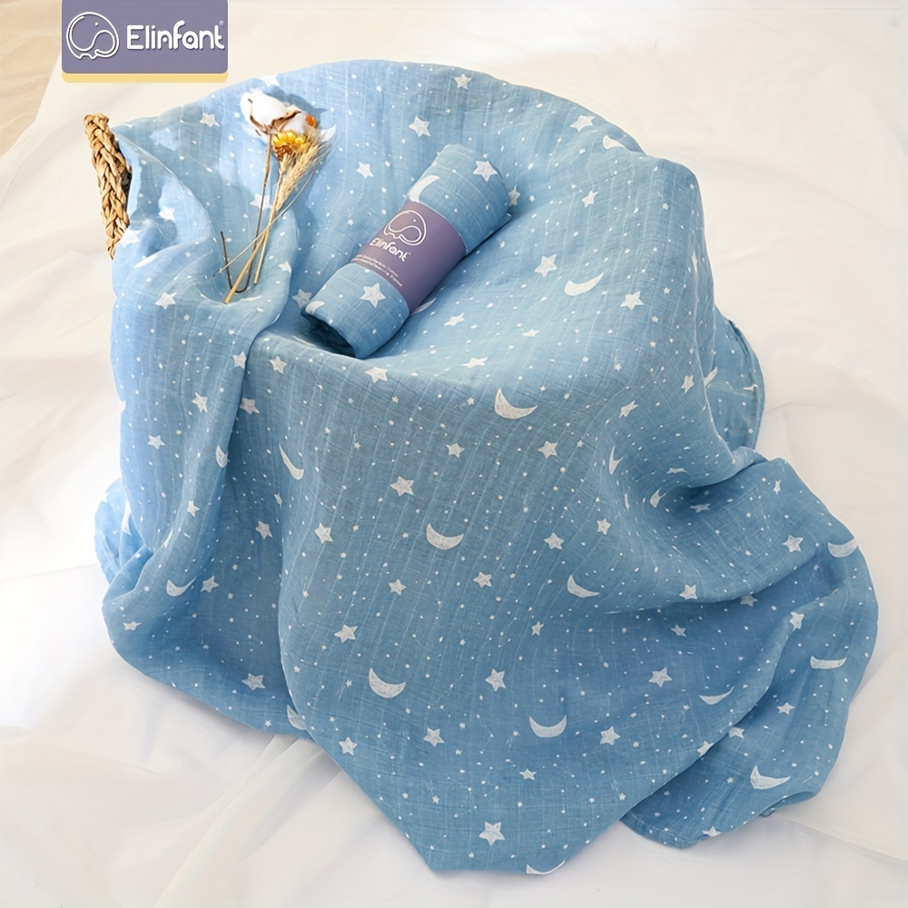 

Soft & Breathable Muslin Swaddle Blanket - Perfect For Your Baby's Comfort!