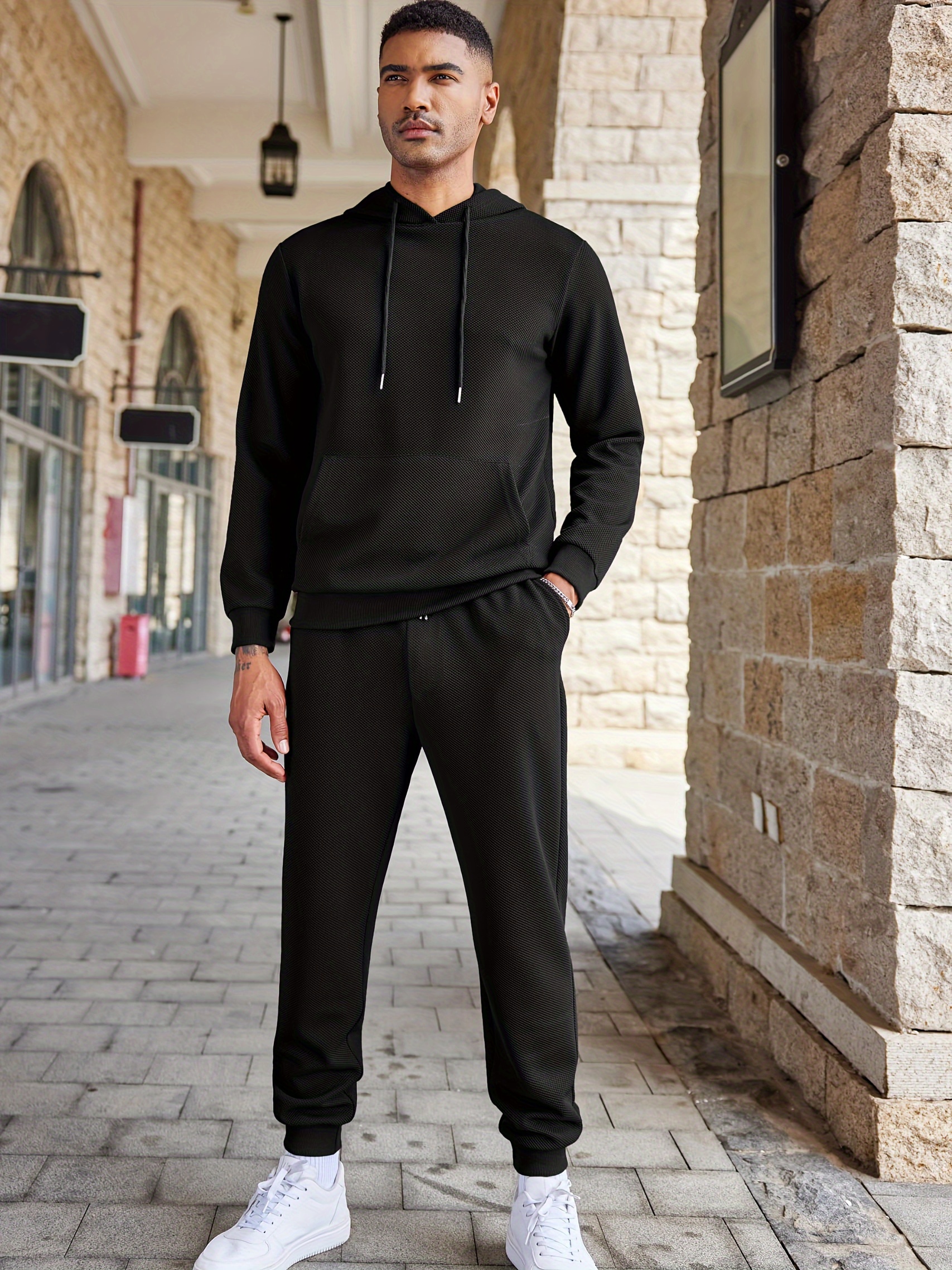 Polo sweatpants and hoodie cheap set mens