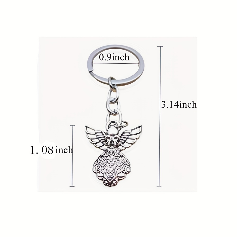 20pcs Hommes Ange Alliage Pendentif Porte clés Porte clés - Temu