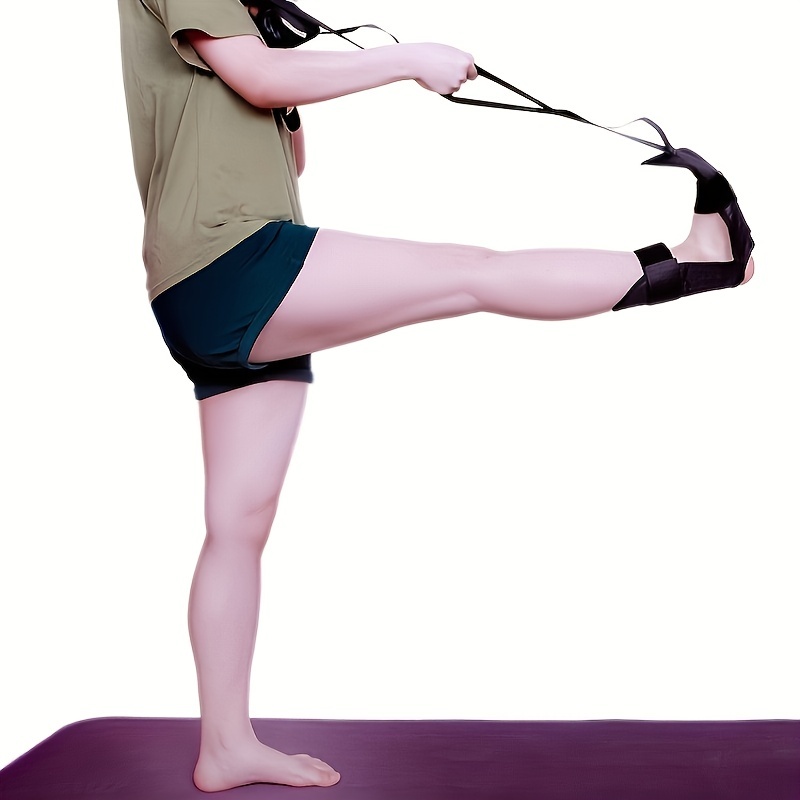 155cm Yoga Stretching Belt Foot Stretcher Calf Tendonitis Ankle