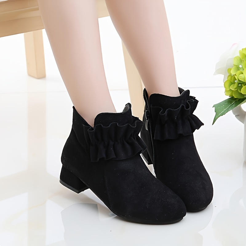 Childrens sales heeled boots