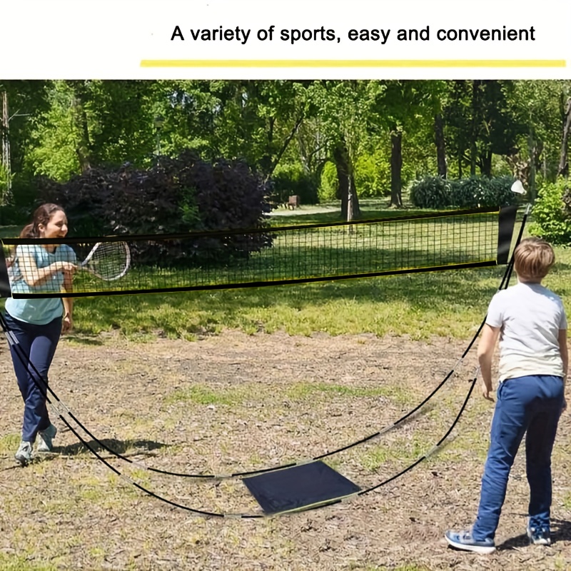 Red de voleibol profesional para exteriores, redes de voleibol de hierba  para patio trasero, playa portátil para niños, red de bádminton  profesional