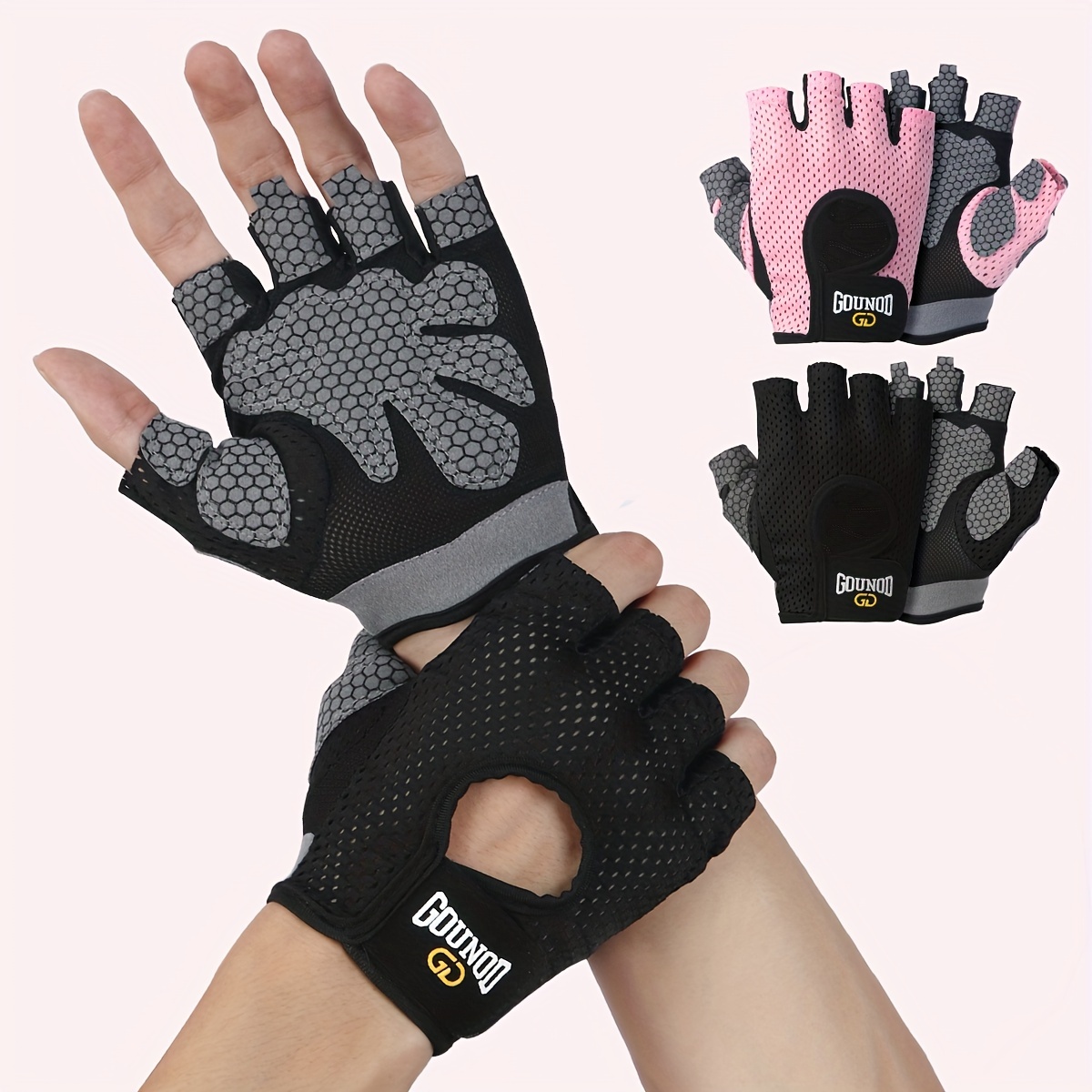 Breathable Anti skid Workout Gloves Men Women Ideal Gym - Temu