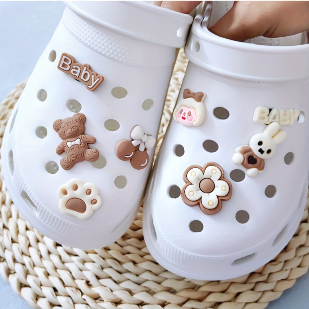 50 PCS Kawaii Croc Charms Shoe Charms For Girls Shoe Decoration