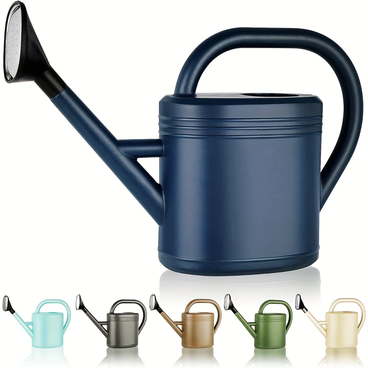 1pc watering can for indoor plants garden watering cans for outdoor plant house flower modern large long spout with sprinkler head 1 gallon