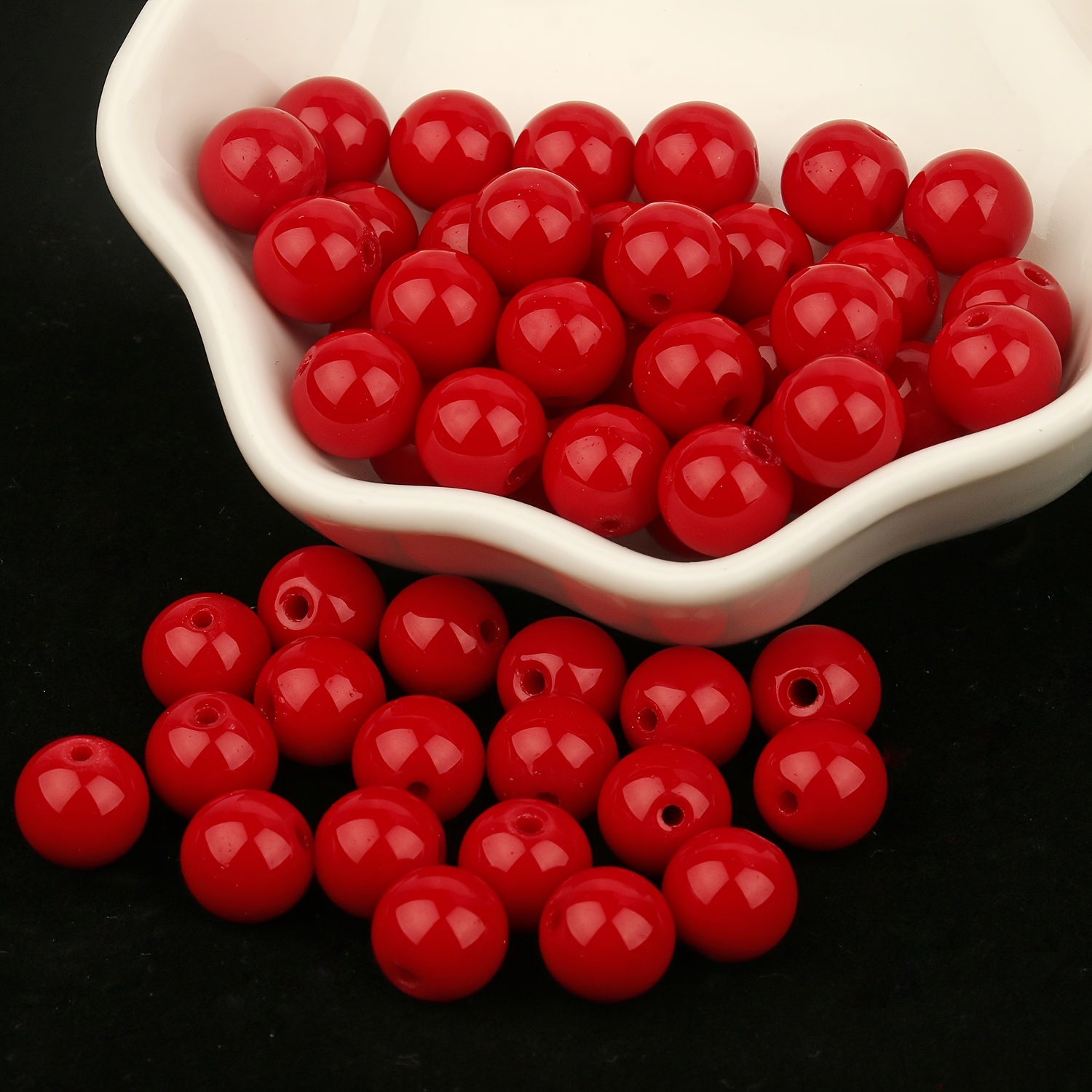 KJIHENSA 1 Pc Natural Red Coral Beads Round Loose Spacer Stone Beads for  Jewelry Making Bracelet Accessories 4 6 8 10 12mm-coral,9mm : :  Home & Kitchen