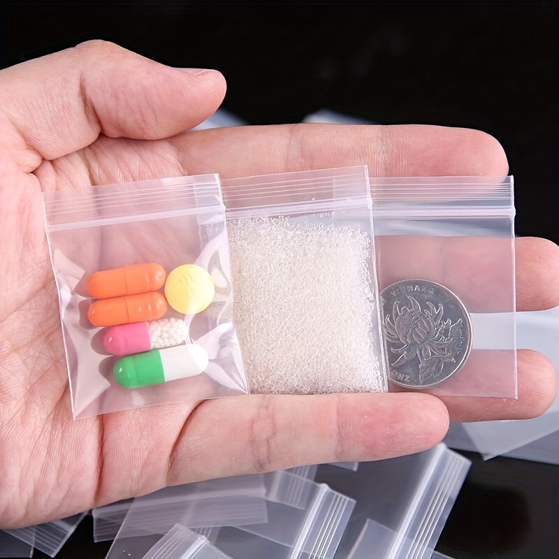 What is Eco Friendly Resealable Small Plastic Bags Small Baggies for Pills  and Medicine Storage