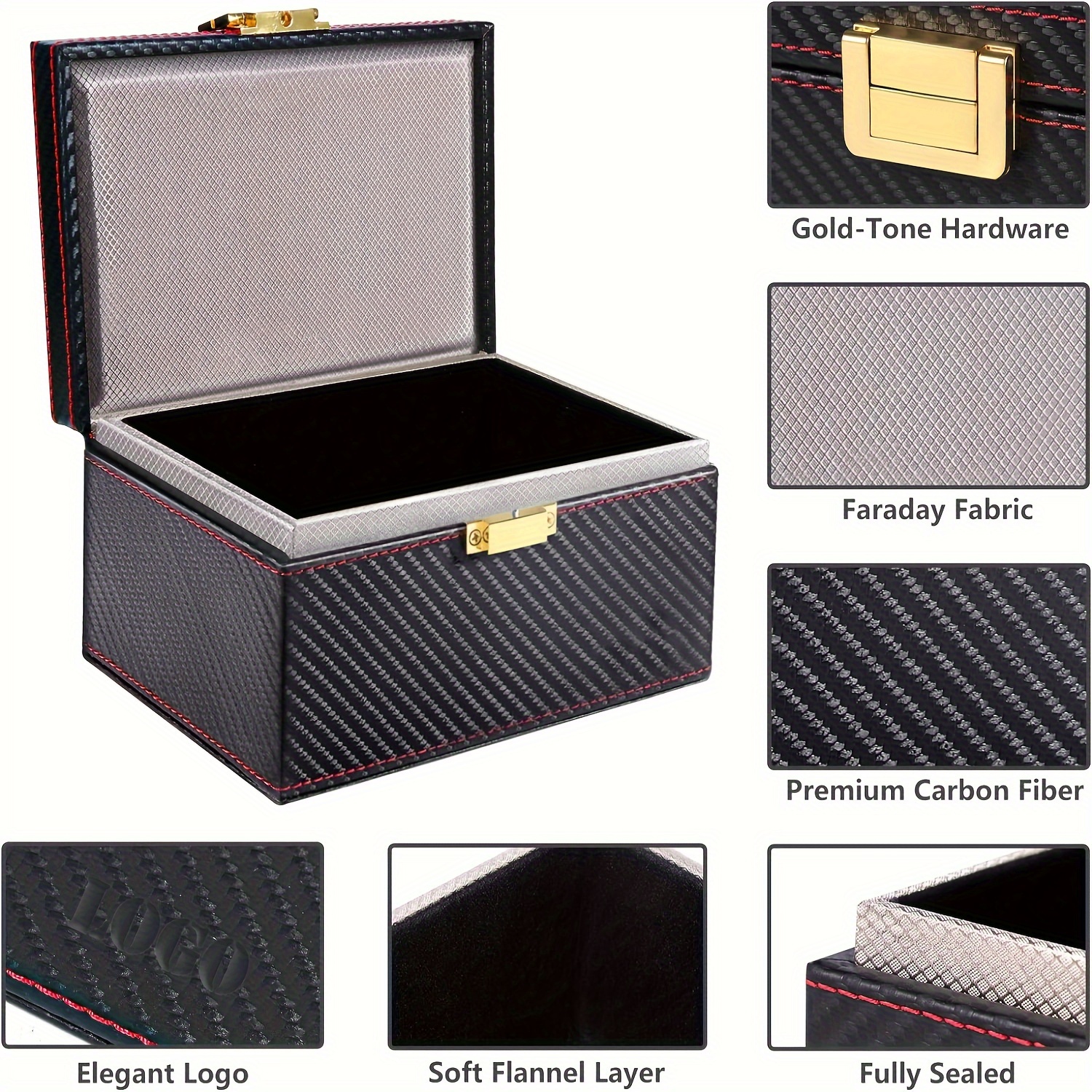 1PCS Neueste RFID Faraday Box Anti Theft Fob Protector Strahlung