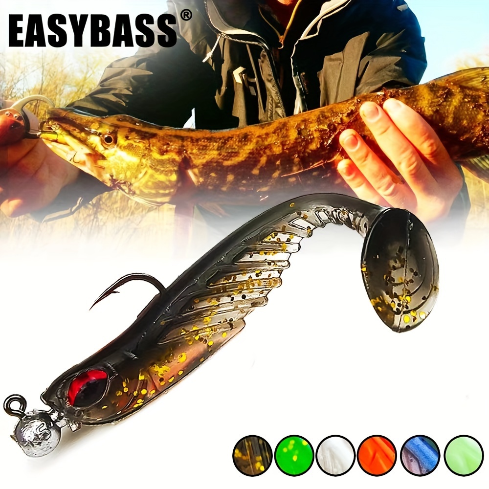 Soft Fishing Lure Cool Hooks Lifelike Artificial Bait - Temu