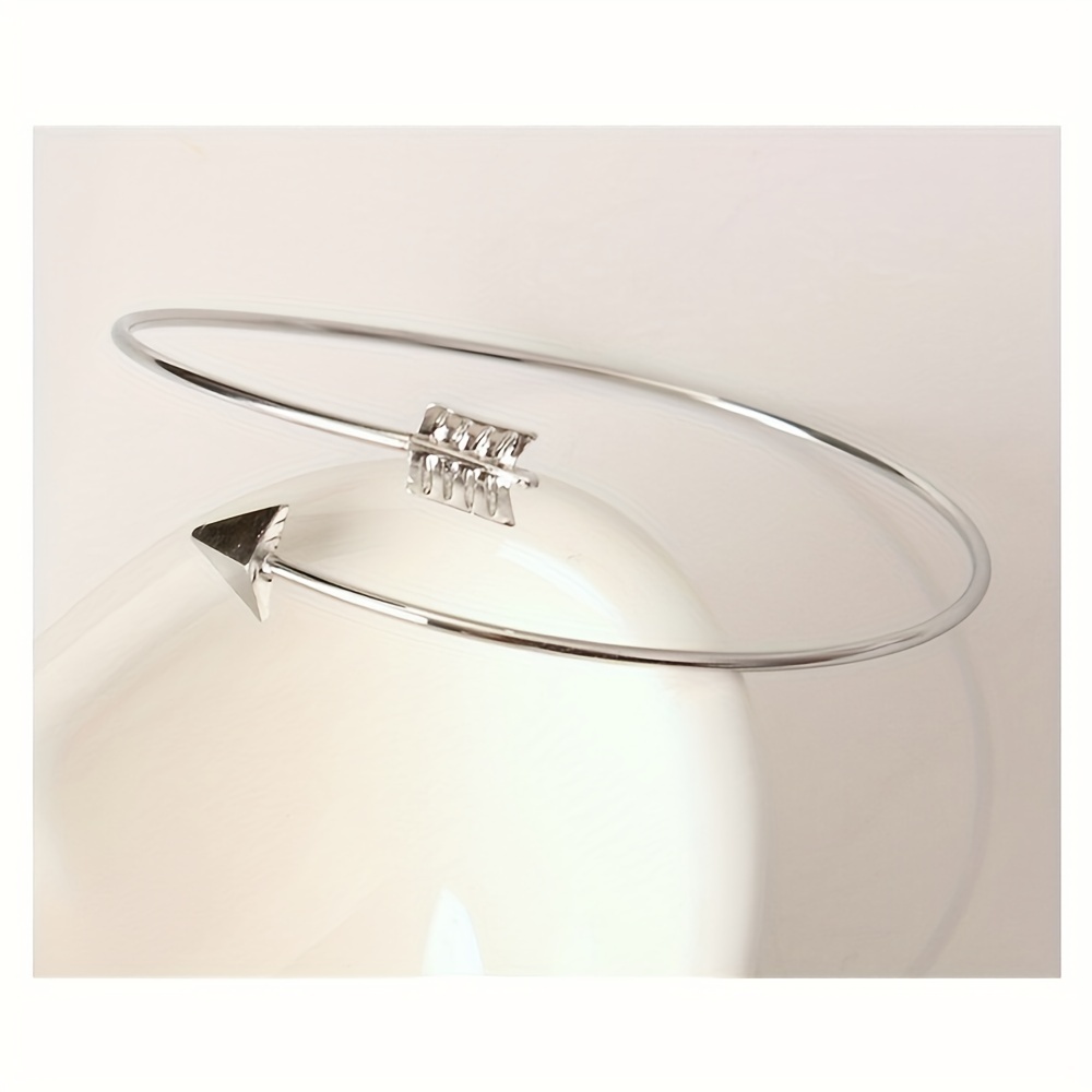 Creative Arrow Cuff Bangle for Men, Holiday Gift