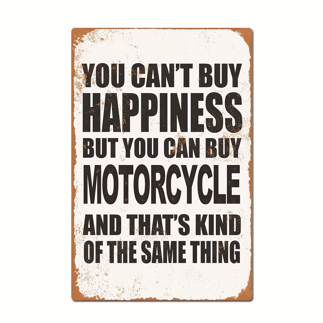 Tin Sign for Men Cave You Can't Buy Happiness But You Can Buy Real Estate  Metal Sign Bar Decorations for Man Cave Garage Gifts for Men ( Size :  20X30CM ) 