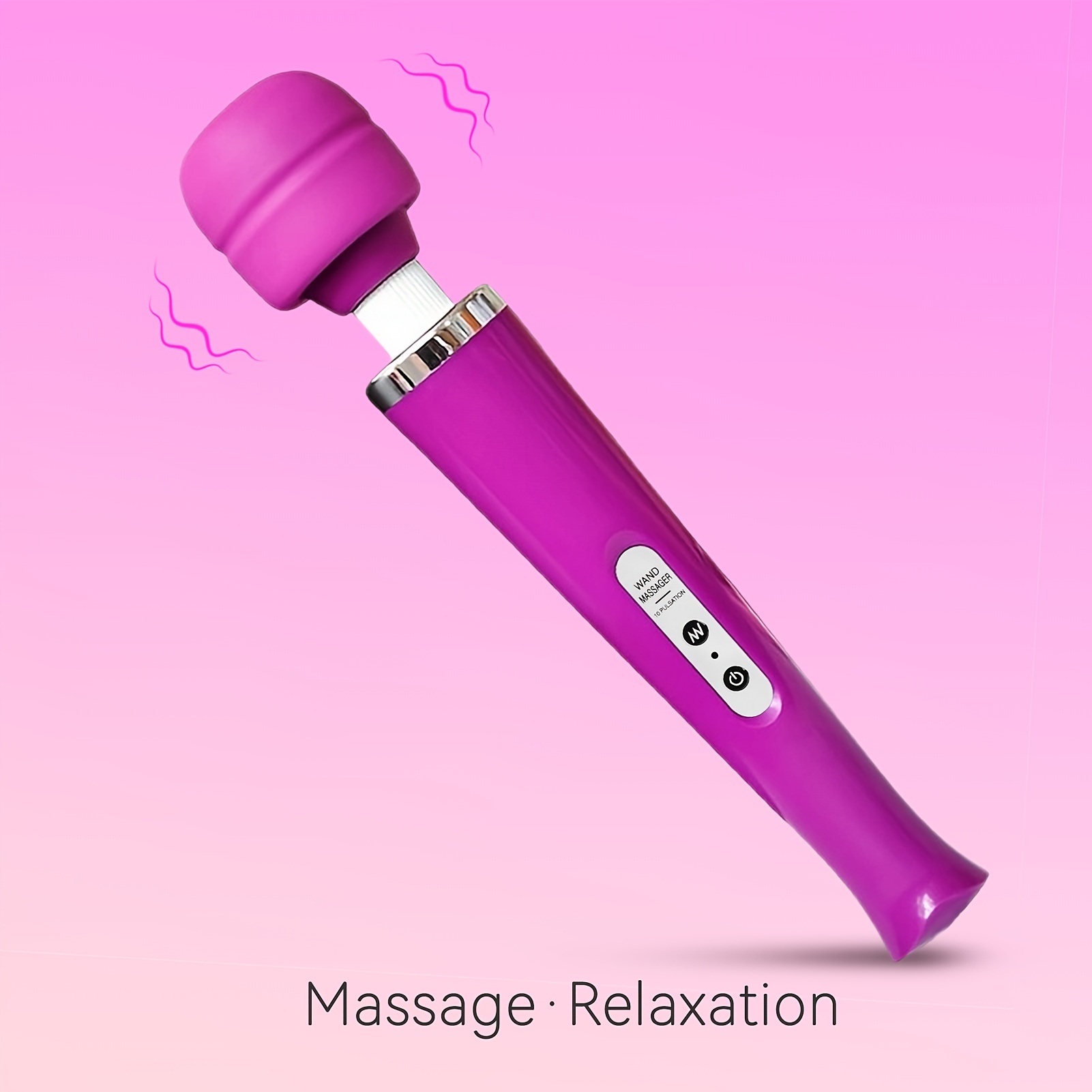 Upgraded Powerful Back Massager Smart Vibrator Cordless Body - Temu