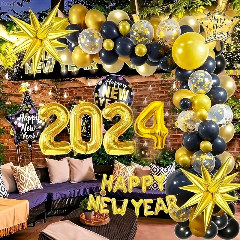 24 Wholesale 2024 Happy New Year Balloon Kit - at 