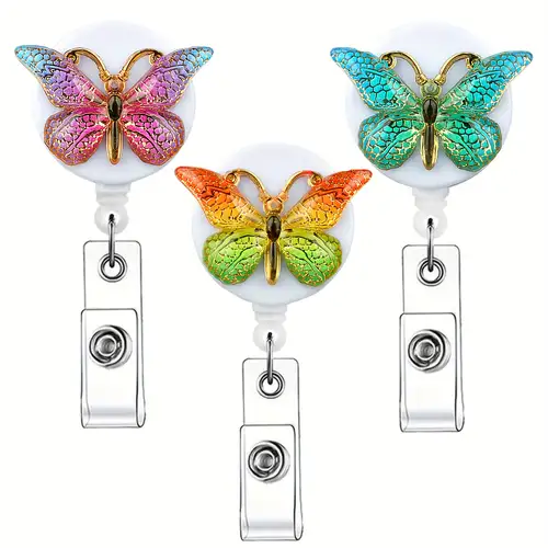 Butterfly Badge Reel - Temu