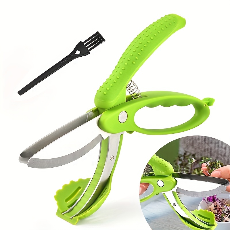 Salad Scissors Salad Chopper Salad Scissors For Chopped - Temu