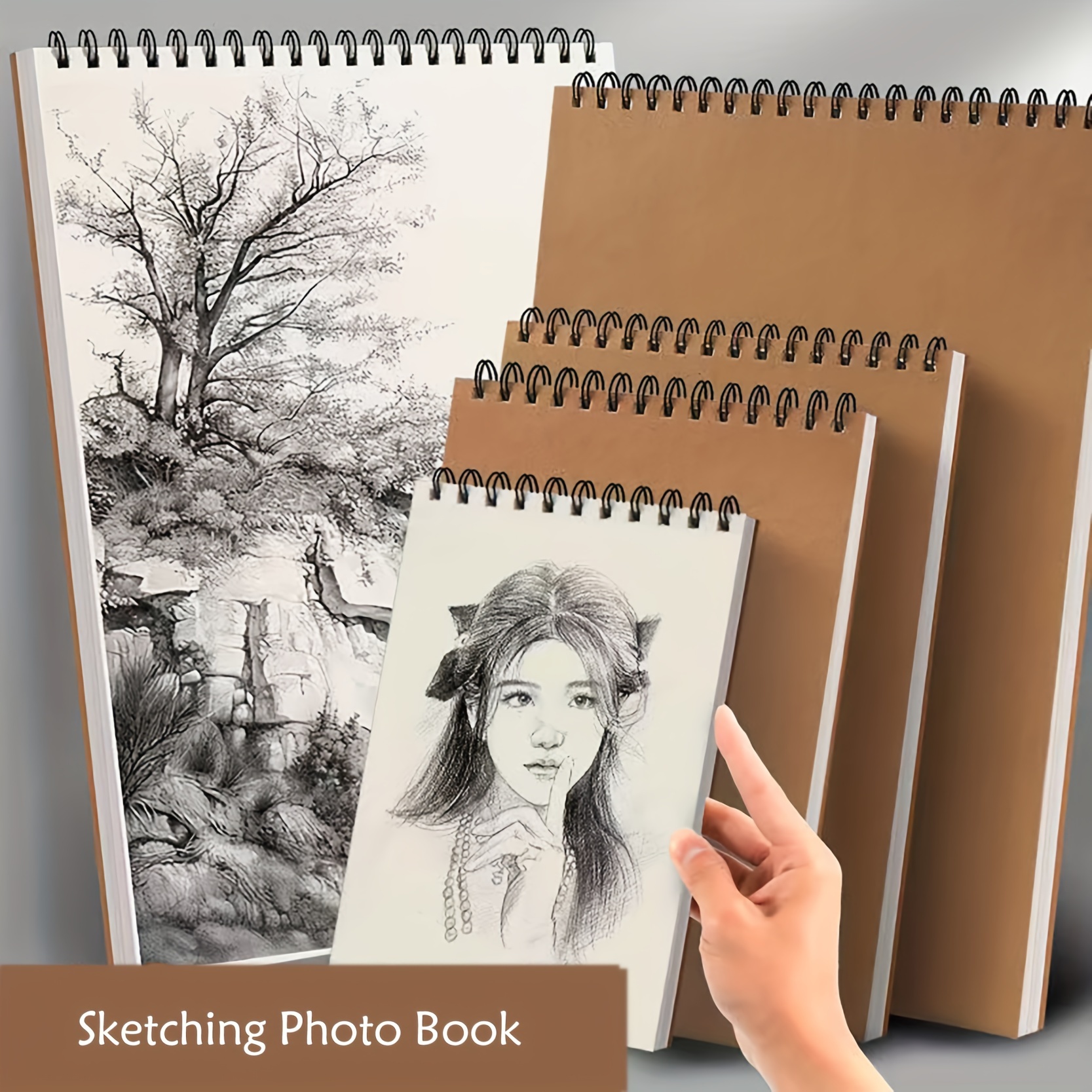 Extra Thick Blank Paper Notebook for Drawing Sketching Doodle A6