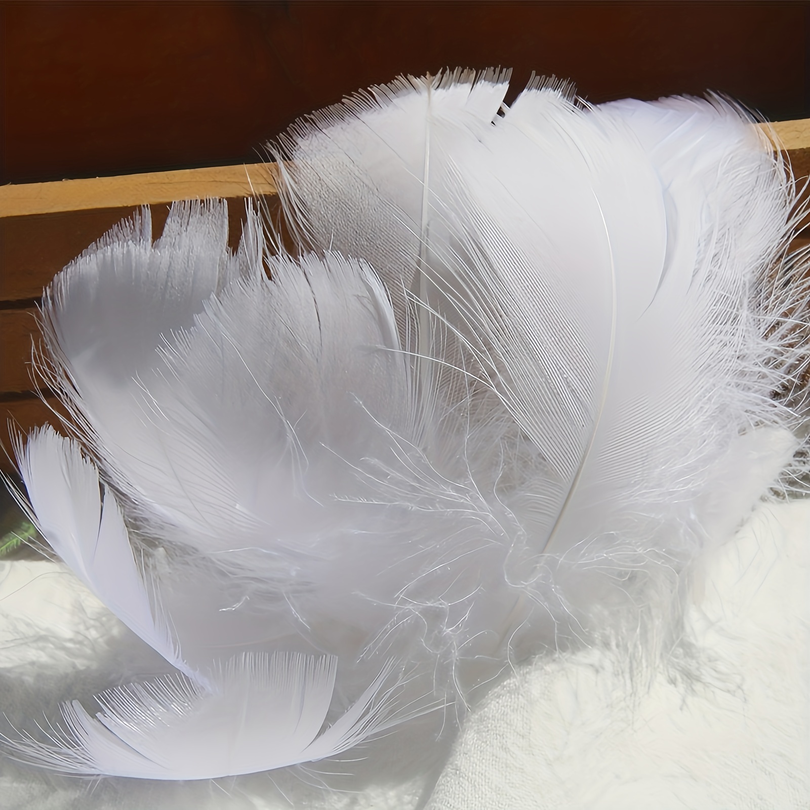 Diy Faux Feather Goose Feather Photography Props House Hat - Temu