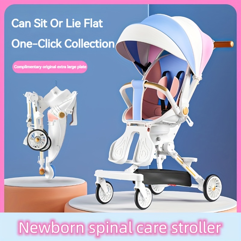 Multifunctional Luxury Baby Stroller two-way trolley folding bi-directional  high landscape stroller