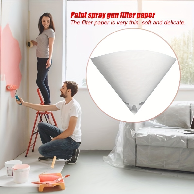 Disposable Paint Paper Funnel Water Based Paint Filter Paint Paper Funnel  160 Mesh 96 Micron Aperture - AliExpress