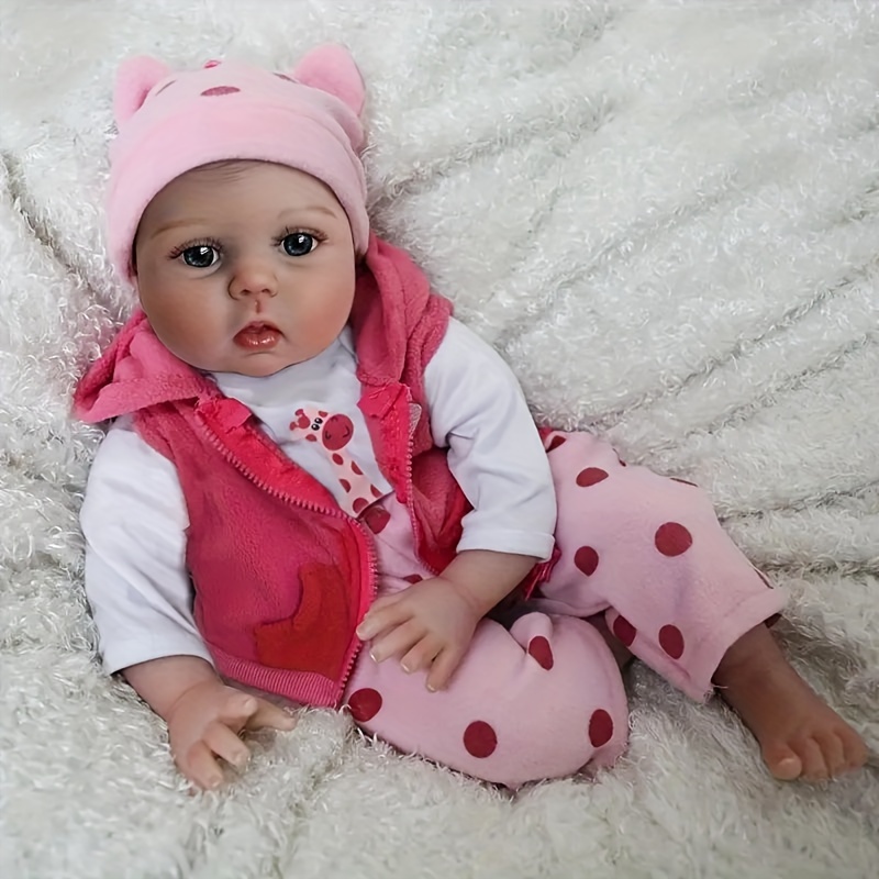 Reborn Baby Doll Rebirth Doll Boy Newborn Kid Toy Silicone Durable 22inch  Simulation Rebirth Doll