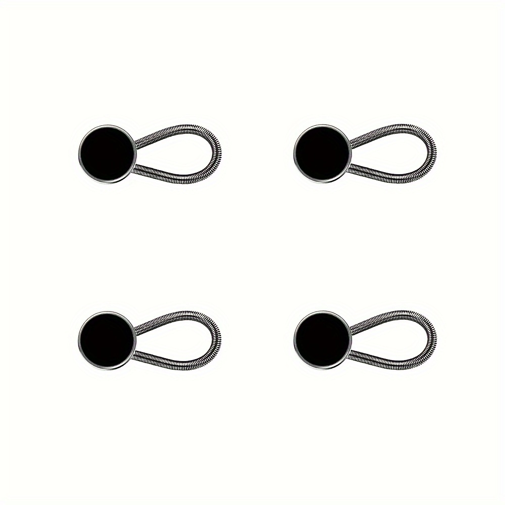 4pcs Collar Button Extension Accessories Comfortable High-end Invisible  Neck Extender For Men And Women's Shirts And Suits, Jackets, Black, White,  Silver Hot Sale Collar Extension Buckle Metal Spring Plastic Extension  Buckle Shirt