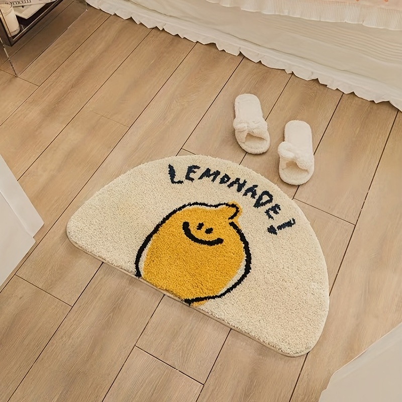  Indoor Door Mat Kitchen Rug,Farmhouse Lemons with