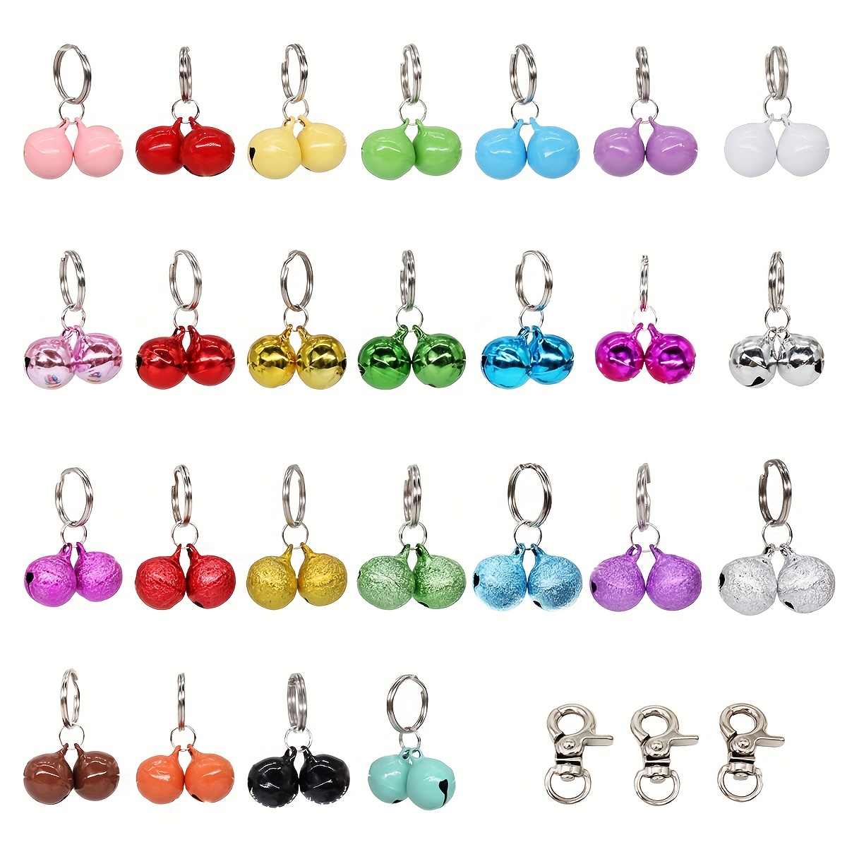 25Pack Dog Cat Collar Bells Charm – Strong & Loud Cat Training Accessories