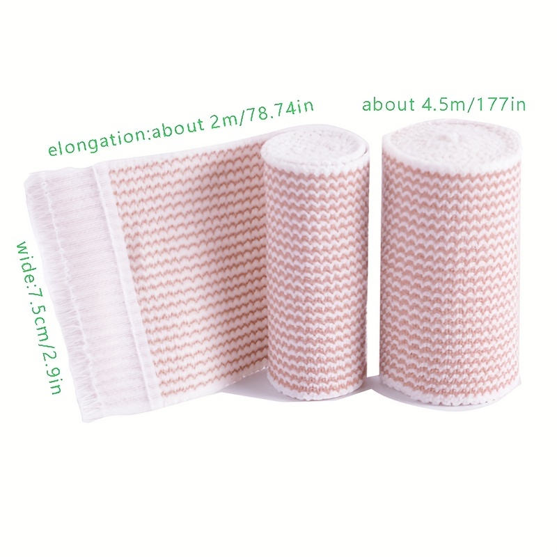 Bandage Élastique Extensible À Rayures, Reliure De Bande De Sport,  Emballage De Compression De Pansement, Avec Fermeture À Crochet Et Boucle -  Temu Belgium