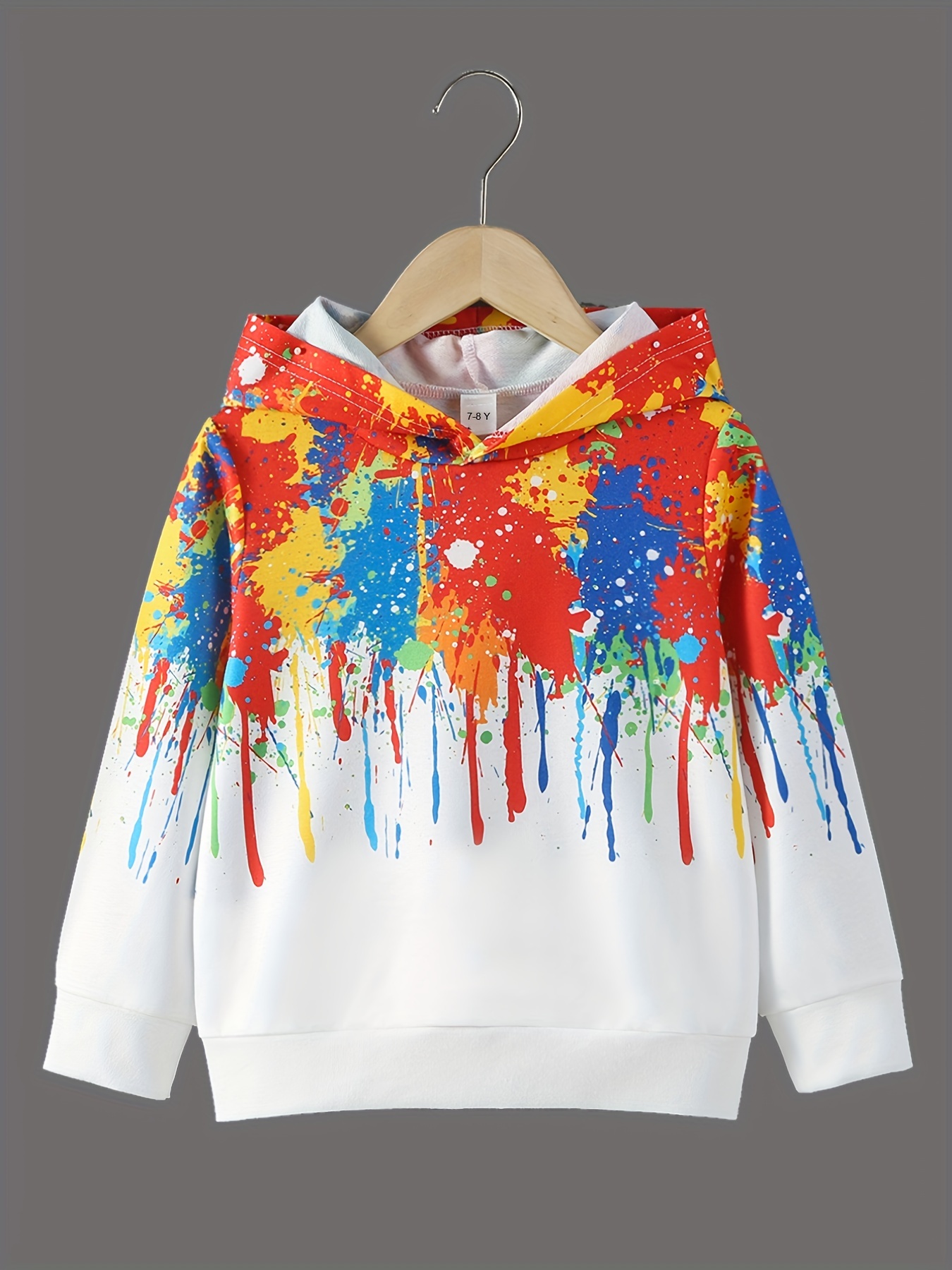 Splash Ink Unspeakable Letter Print Boys Casual Pullover - Temu