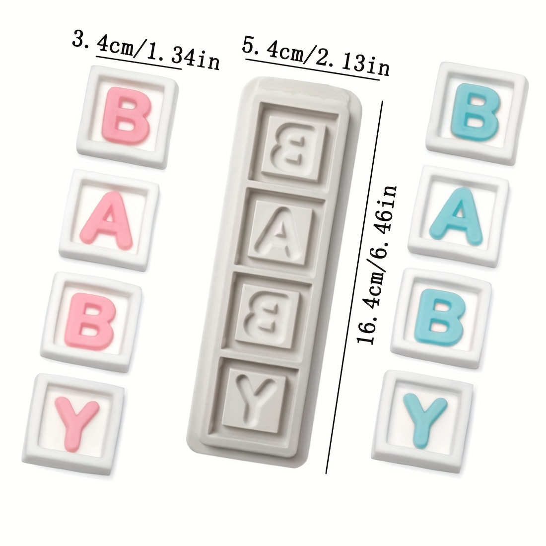 Image of Baby & Bear Silicone Mold Fondant Mould Cake Decorating Tools Chocolate Gumpaste Molds, , Kitchen Gadge
