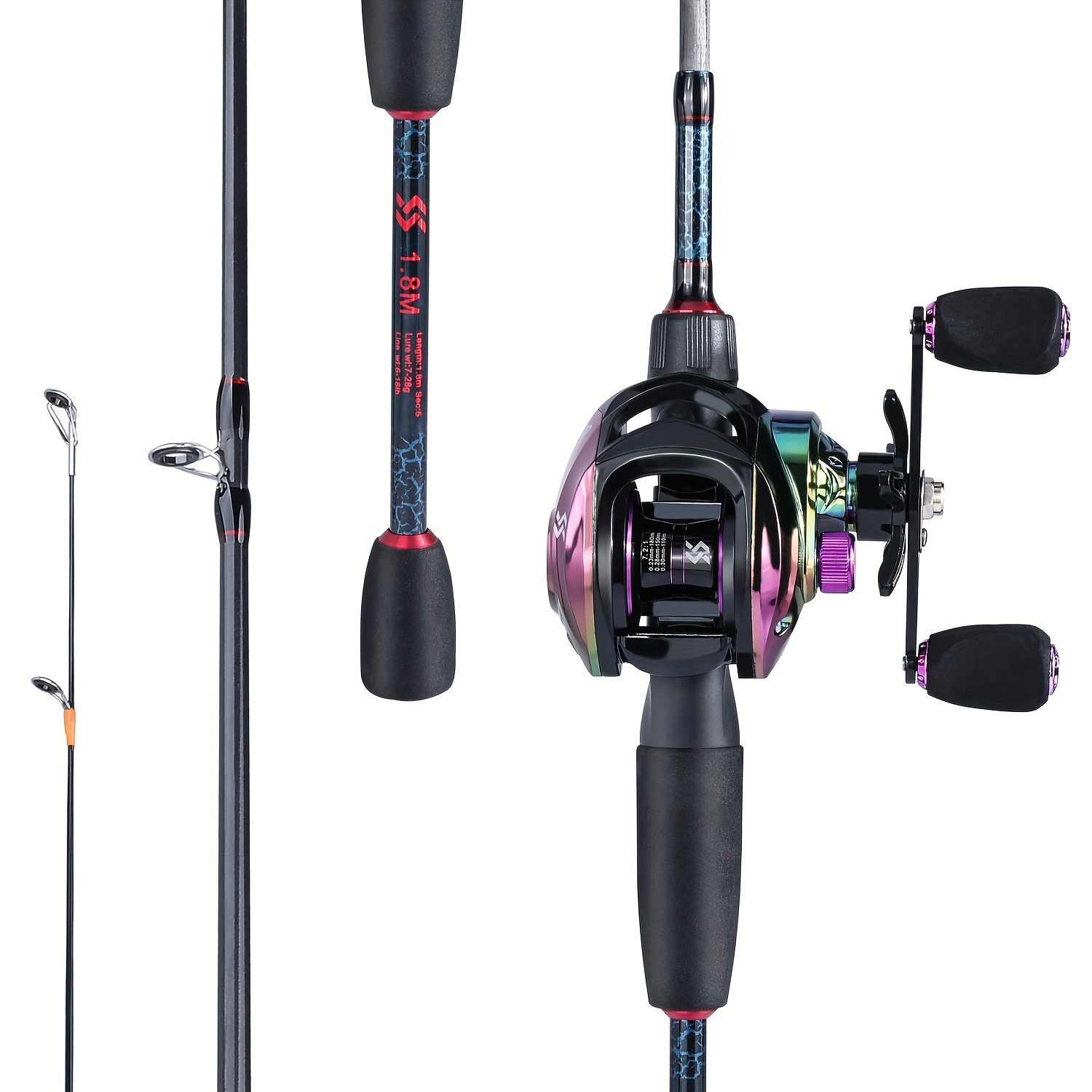 Sougayilang 5 Sections Fishing Rod Reel Combos 1.8m 5.9ft - Temu Canada