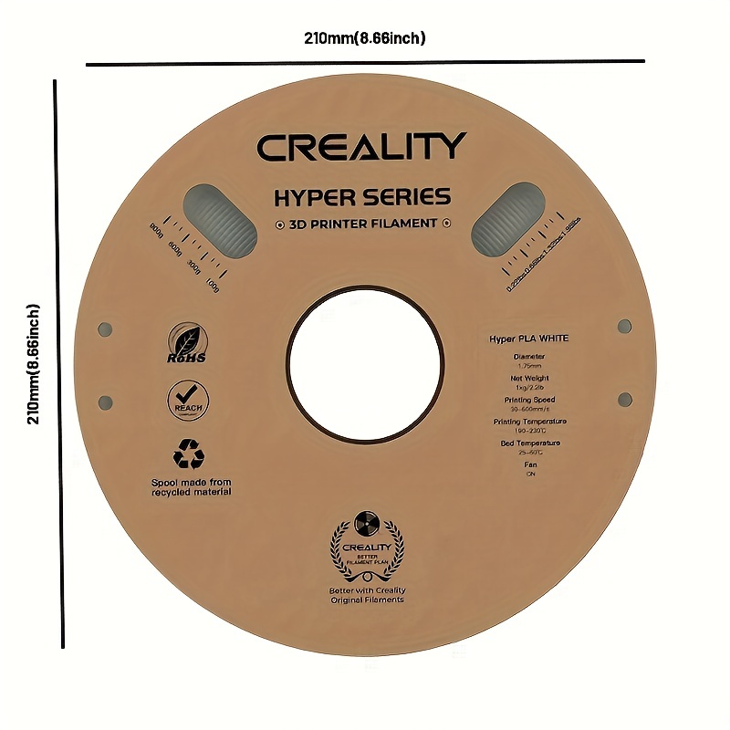 Creality Hyper Series PLA Filament 1,75mm 1Kg– Buy on Machines-3D -  Official reseller